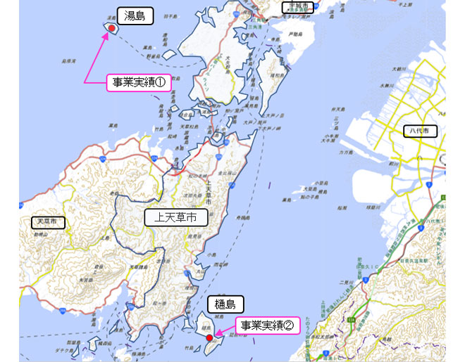 【情勢対象地域】　上天草市