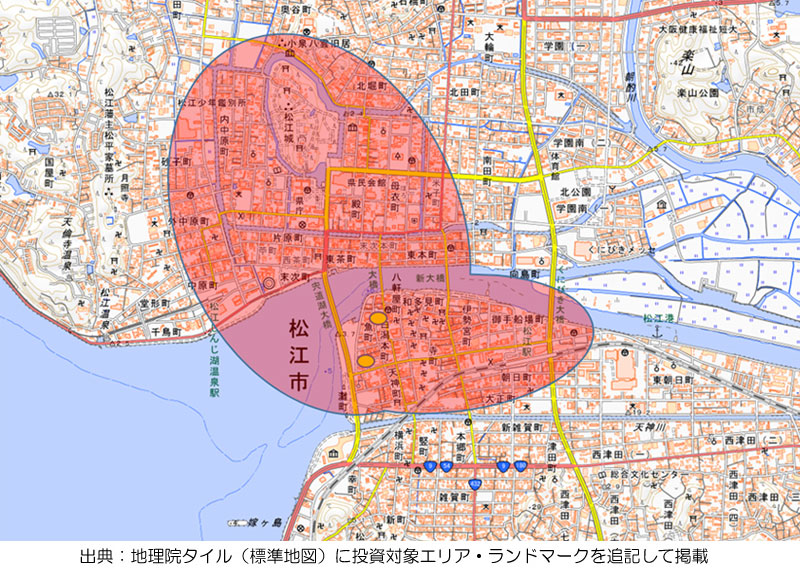 【投資対象エリアのイメージ】