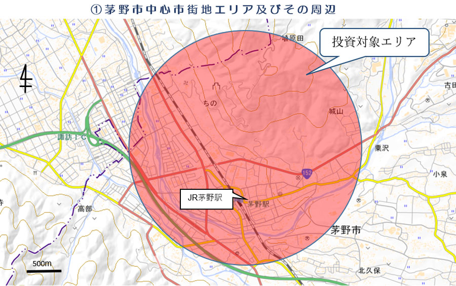 【投資対象エリアのイメージ】